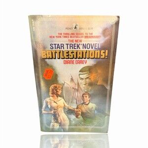 Star Trek The Original Series Battlestations! Diane Carey Paperback 1986